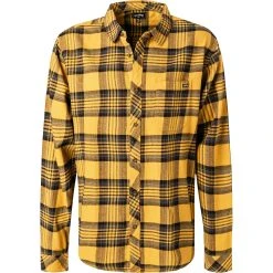 BILLABONG Overshirt Z1SH36BIF1/581 Baumwolle, Extra langer Arm, Goldgelb kariert, Goldgelb