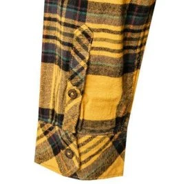 BILLABONG Overshirt Z1SH36BIF1/581 Baumwolle, Extra langer Arm, Goldgelb kariert, Goldgelb -hemdenverkauf 374840 norm3