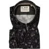 FIL NOIR Hemd Giuseppe 51573/09 Shaped Fit, Baumwolle CO2-Neutral, Schwarz gemustert, Schwarz