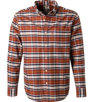 Levi's® Hemd 85746/0052 Baumwolle, Rot kariert, Rot-beige-blau 2 Levi's® Hemd 85746/0052 Baumwolle, Rot kariert, Rot-beige-blau – Bild 2