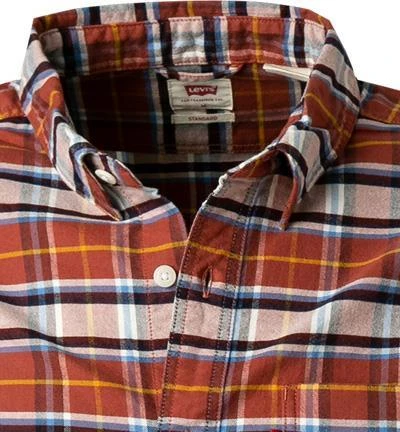 Levi's® Hemd 85746/0052 Baumwolle, Rot kariert, Rot-beige-blau 3 Levi's® Hemd 85746/0052 Baumwolle, Rot kariert, Rot-beige-blau – Bild 3