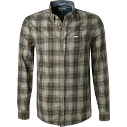 Pepe Jeans Hemd Savion PM307125/0AA Regular Fit, Baumwolle, Blau-beige kariert, Blau-beige