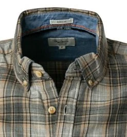 Pepe Jeans Hemd Savion PM307125/0AA Regular Fit, Baumwolle, Blau-beige kariert, Blau-beige 8 Pepe Jeans Hemd Savion PM307125/0AA Regular Fit, Baumwolle, Blau-beige kariert, Blau-beige -hemdenverkauf 375018 norm2