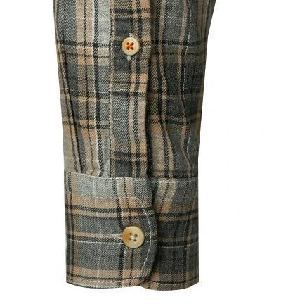 Pepe Jeans Hemd Savion PM307125/0AA Regular Fit, Baumwolle, Blau-beige kariert, Blau-beige 5 Pepe Jeans Hemd Savion PM307125/0AA Regular Fit, Baumwolle, Blau-beige kariert, Blau-beige – Bild 5