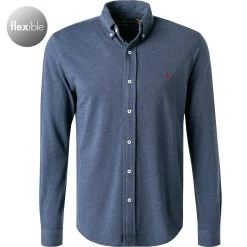 Polo Ralph Lauren Hemd 710654408/057 Baumwoll-Piqué, Marine