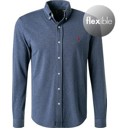 Polo Ralph Lauren Hemd 710654408/057 Baumwoll-Piqué, Marine 2 Polo Ralph Lauren Hemd 710654408/057 Baumwoll-Piqué, Marine – Bild 2