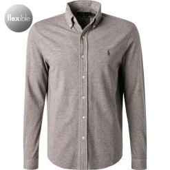 Polo Ralph Lauren Hemd 710654408/058 Baumwoll-Piqué, Grau
