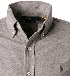 Polo Ralph Lauren Hemd 710654408/058 Baumwoll-Piqué, Grau 6 Polo Ralph Lauren Hemd 710654408/058 Baumwoll-Piqué, Grau -hemdenverkauf 375175 norm2