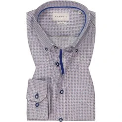 bugatti Hemd 9350/88802/960 Modern Fit, Baumwolle, Multicolor gemustert, Multicolor