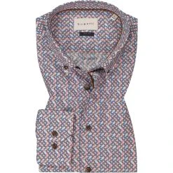 bugatti Hemd 9350/88844/370 Modern Fit, Baumwolle, Multicolor gemustert, Multicolor