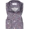 ETON Hemd 1000/02477/55 Classic Fit, Baumwolle, Blau-beere gemustert , Rot-dunkelblau