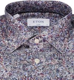 ETON Hemd 1000/02477/55 Classic Fit, Baumwolle, Blau-beere gemustert , Rot-dunkelblau 6 ETON Hemd 1000/02477/55 Classic Fit, Baumwolle, Blau-beere gemustert , Rot-dunkelblau -hemdenverkauf 375285 norm2