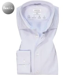Seidensticker Hemd 650400/11 Slim Fit, Mikrofaser Thermoregulation, Hellblau