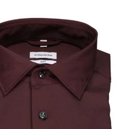 Seidensticker Hemd 650400/49 Slim Fit, Mikrofaser Thermoregulation, Bordeaux, Weinrot 6 Seidensticker Hemd 650400/49 Slim Fit, Mikrofaser Thermoregulation, Bordeaux, Weinrot -hemdenverkauf 375358 norm2