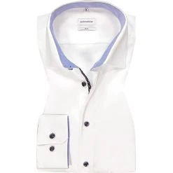 Seidensticker Hemd 650620/01 Slim Fit, Baumwolle, Weiß