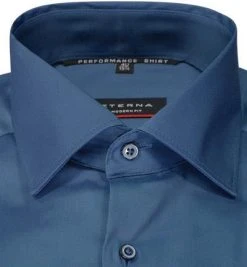 ETERNA Hemd 3377/X18K/07 Modern Fit, Mikrofaser atmungsaktiv, Saphirblau, Blau -hemdenverkauf 375361 norm2