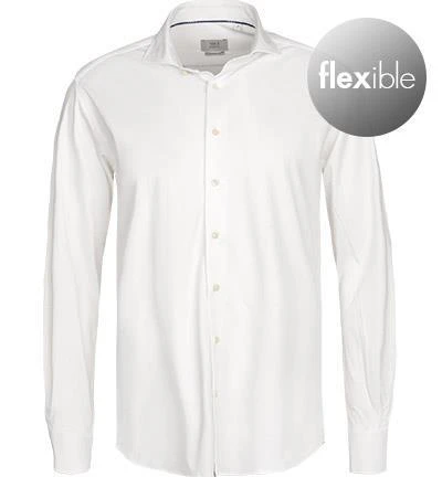 ETERNA Hemd 2159/JS82/00 Modern Fit, Jersey CO2-Neutral, Weiß 2 ETERNA Hemd 2159/JS82/00 Modern Fit, Jersey CO2-Neutral, Weiß – Bild 2