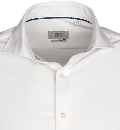 ETERNA Hemd 2159/JS82/00 Modern Fit, Jersey CO2-Neutral, Weiß 3 ETERNA Hemd 2159/JS82/00 Modern Fit, Jersey CO2-Neutral, Weiß – Bild 3