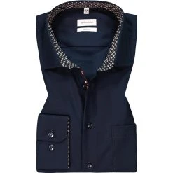 Seidensticker Hemd 150620/19 Regular Fit, Popeline, Dunkelblau