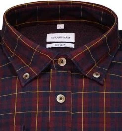Seidensticker Hemd 150872/49 Regular Fit, Twill, Bordeaux kariert, Weinrot 6 Seidensticker Hemd 150872/49 Regular Fit, Twill, Bordeaux kariert, Weinrot -hemdenverkauf 375378 norm2