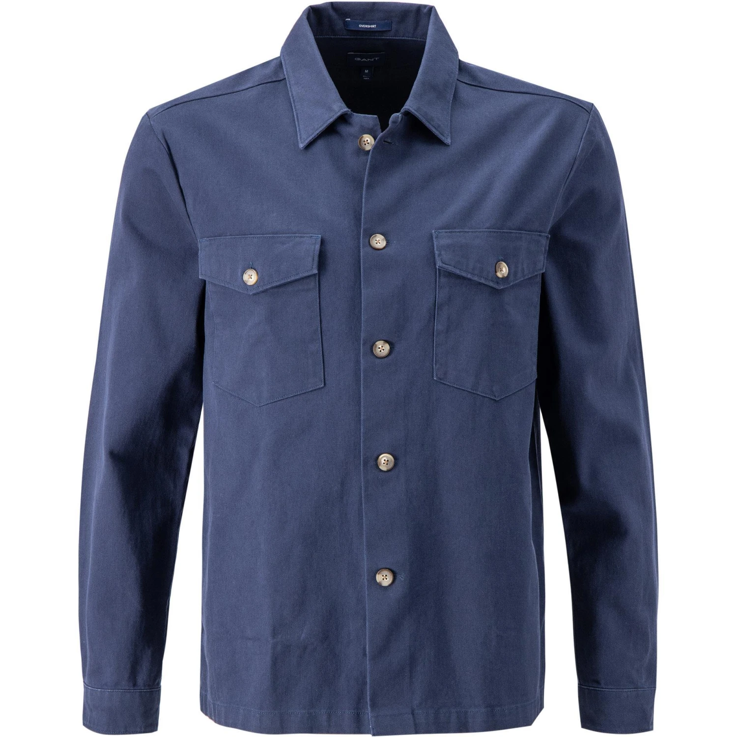 Gant Overshirt 3035034/433 Twill, Nachtblau 1 Gant Overshirt 3035034/433 Twill, Nachtblau