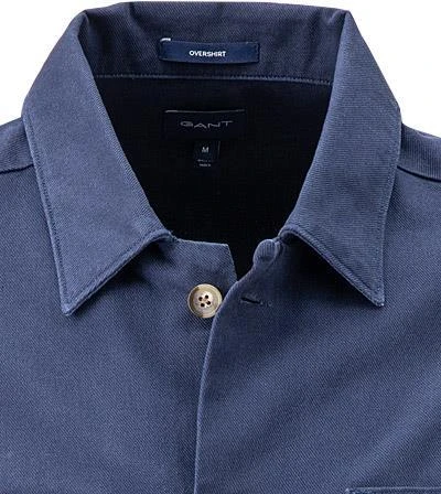 Gant Overshirt 3035034/433 Twill, Nachtblau 4 Gant Overshirt 3035034/433 Twill, Nachtblau – Bild 4