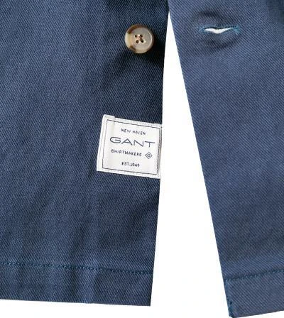 Gant Overshirt 3035034/433 Twill, Nachtblau 5 Gant Overshirt 3035034/433 Twill, Nachtblau – Bild 5