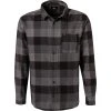 Quiksilver Hemd EQYWT04248/KTA1 Regular Fit, Baumwolle, Dunkelgrau kariert, Dunkelgrau