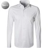 BOGGI MILANO Hemd BO21A0138/08 Regular Fit, Jersey atmungsaktiv, Weiß