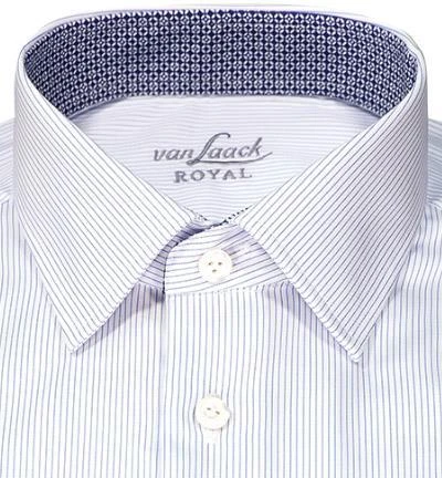 van Laack Hemd Tailor Fit 162577/RET-TF05/007 Baumwolle, Weiß-blau gestreift , Hellblau 3 van Laack Hemd Tailor Fit 162577/RET-TF05/007 Baumwolle, Weiß-blau gestreift , Hellblau – Bild 3