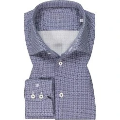 van Laack Hemd Tailor Fit EL 171749/RET-LTF/770 Baumwolle, Marine-weiß gestreift , Dunkelblau