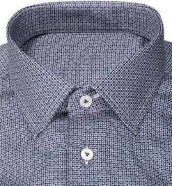 van Laack Hemd Tailor Fit EL 171749/RET-LTF/770 Baumwolle, Marine-weiß gestreift , Dunkelblau -hemdenverkauf 375502 norm2