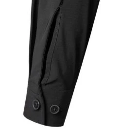 PURE Overshirt D31320-21140/001 Jersey geruchshemmend, Schwarz -hemdenverkauf 375543 norm4