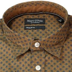 Marc O'Polo Hemd 128 7201 42030/B71 Regular Fit, Popeline, Ocker-navy gemustert, Braun 6 Marc O'Polo Hemd 128 7201 42030/B71 Regular Fit, Popeline, Ocker-navy gemustert, Braun -hemdenverkauf 375606 norm2