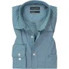 Marc O'Polo Hemd 128 7201 42030/D80 Regular Fit, Popeline, Rauchblau gemustert, Rauchblau