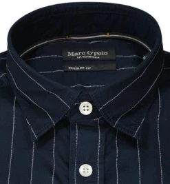 Marc O'Polo Hemd 128 7201 42030/D82 Regular Fit, Baumwolle, Dunkelblau-weiß gestreift, Nachtblau 6 Marc O'Polo Hemd 128 7201 42030/D82 Regular Fit, Baumwolle, Dunkelblau-weiß gestreift, Nachtblau -hemdenverkauf 375609 norm2