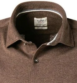 OLYMP Casual Level Five Body Fit 3584/84/28 Hemd, Jersey, Braun meliert, Braun -hemdenverkauf 375654 norm2