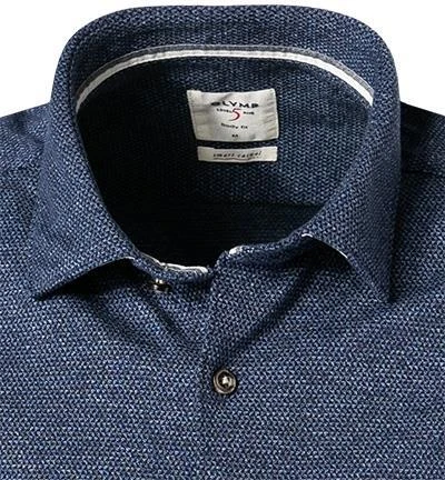 OLYMP Casual Level Five Body Fit 3584/84/18 Hemd, Jersey, Marineblau meliert, Marine 3 OLYMP Casual Level Five Body Fit 3584/84/18 Hemd, Jersey, Marineblau meliert, Marine – Bild 3