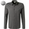 OLYMP Casual Level Five Body Fit 3584/84/69 Hemd, Jersey, Graphit meliert, Graphit