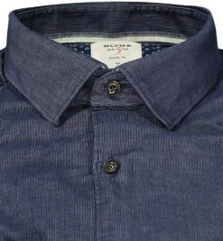 OLYMP Casual Level Five Body Fit 3574/84/15 Hemd, Cord, Blau -hemdenverkauf 375661 norm2
