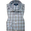 ETON Hemd 1000/02554/21 Contemporary Fit, Baumwolle, Hellblau kariert, Hellblau