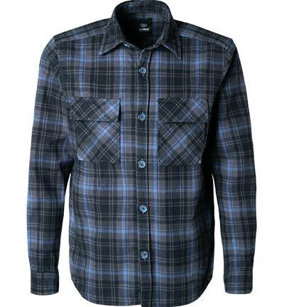 Strellson Hemd Norman 30028370/010 Baumwolle, Jeansblau kariert, Jeansblau 2 Strellson Hemd Norman 30028370/010 Baumwolle, Jeansblau kariert, Jeansblau – Bild 2