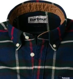Barbour Hemd Betsom Tailored navy MSH4998NY91 Tailored Fit, Flanell, Navy-grün kariert -hemdenverkauf 376022 norm2
