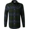 Barbour Hemd Lutsleigh forest MSH4989GN93 Tailored Fit, Twill, Dunkelgrün-navy kariert