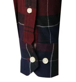 Barbour Hemd Lutsleigh merlot MSH4989RE94 Tailored Fit, Twill, Merlot-navy kariert -hemdenverkauf 376040 norm3