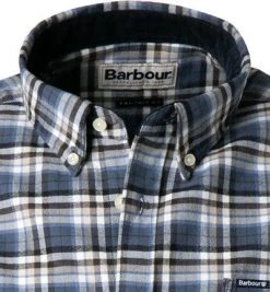 Barbour Hemd Birtley Tailored blue MSH5030BL33 Tailored Fit, Baumwolle, Rauchblau-schwarz kariert -hemdenverkauf 376043 norm2