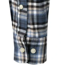 Barbour Hemd Birtley Tailored blue MSH5030BL33 Tailored Fit, Baumwolle, Rauchblau-schwarz kariert -hemdenverkauf 376043 norm3