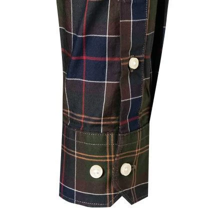 Barbour Hemd Wetherham classic tartan MSH4982TN11 Tailored Fit, Twill, Grün-blau kariert 4 Barbour Hemd Wetherham classic tartan MSH4982TN11 Tailored Fit, Twill, Grün-blau kariert – Bild 4
