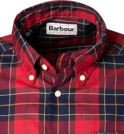 Barbour Hemd Wetherham red MSH4982RE52 Tailored Fit, Twill, Rot-blau kariert -hemdenverkauf 376054 norm2