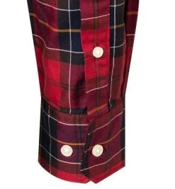 Barbour Hemd Wetherham red MSH4982RE52 Tailored Fit, Twill, Rot-blau kariert -hemdenverkauf 376054 norm3